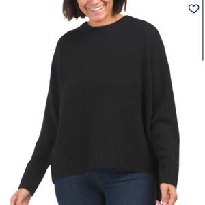 NWT Small Black 360 Cashmere Sweater